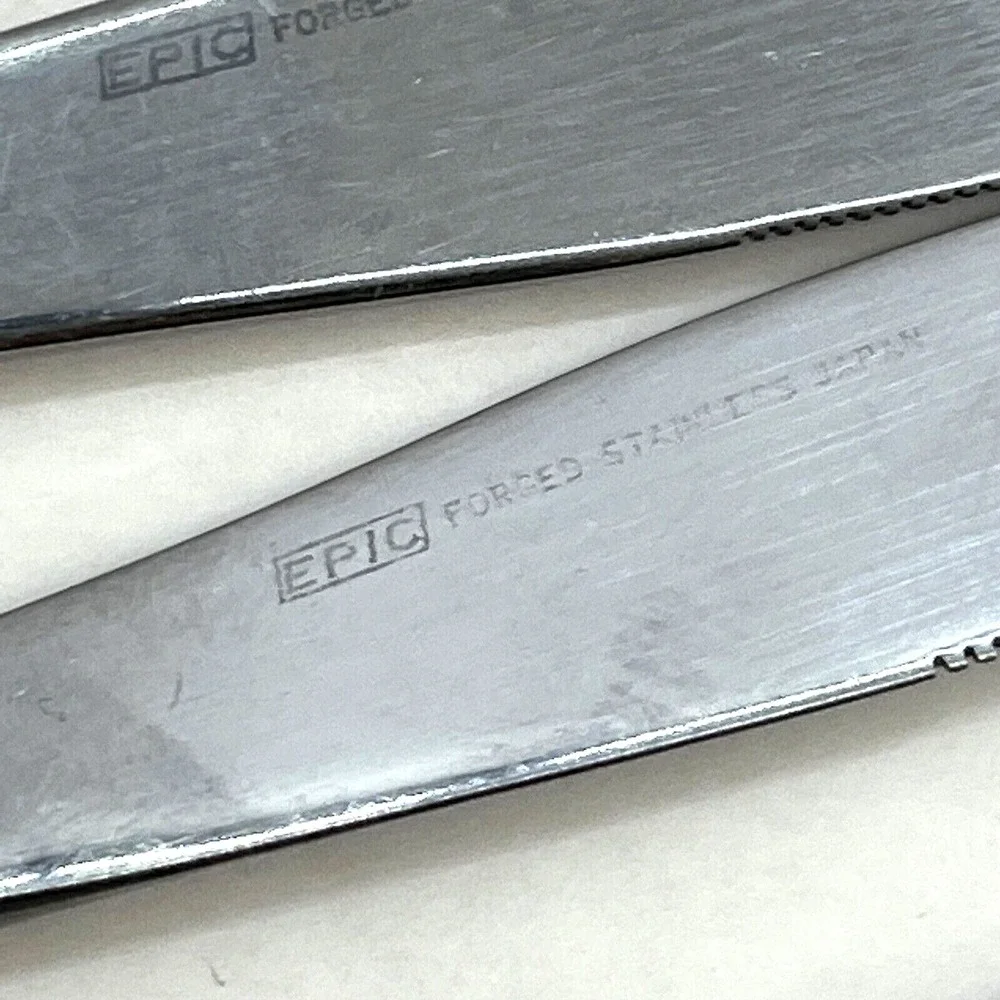 Ekco Eterna CANOE MUFFIN Epic 4 Dinner Knife‎ Knives Japan Stainless Flatware